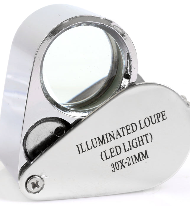 Quality Led Illuminated Loupe Magnifier 30X-21
