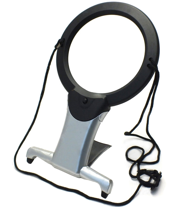 Hands-Free Magnifying Glass with LED Light & Neck Cord – Anchor