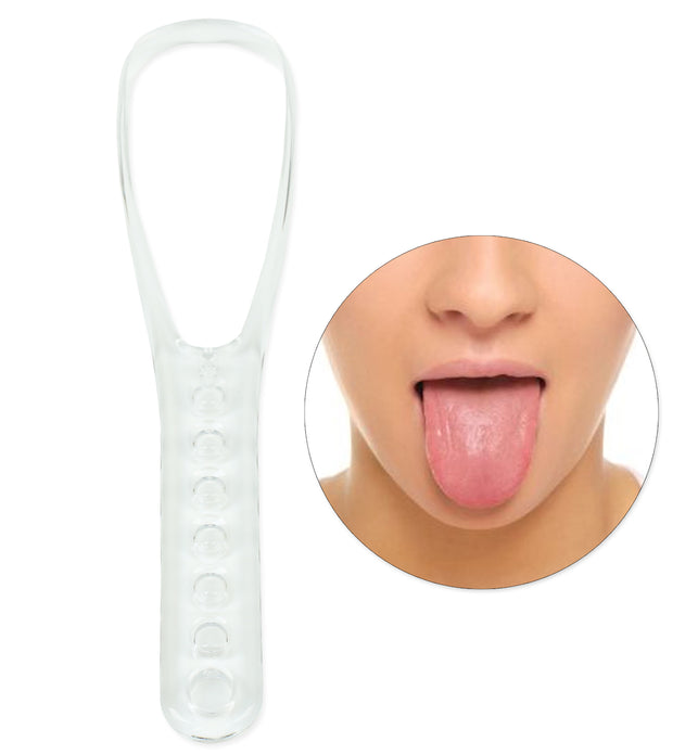 Clear Tongue Cleaning Scraper