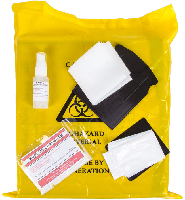 Yellow Biohazard Disposal Kit 1 Application