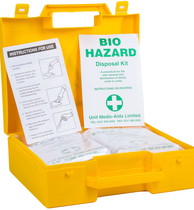 Yellow Biohazard Disposal Kit 5 Application