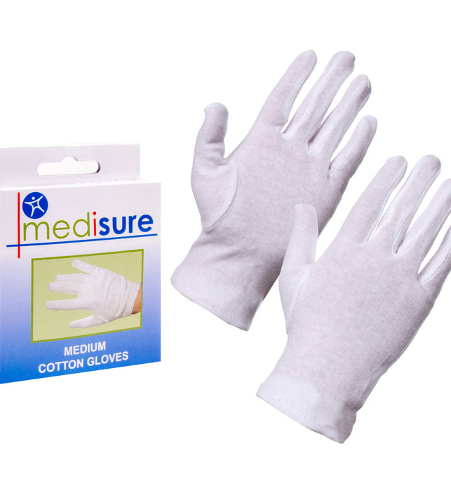 Cotton Gloves Medium Medisure