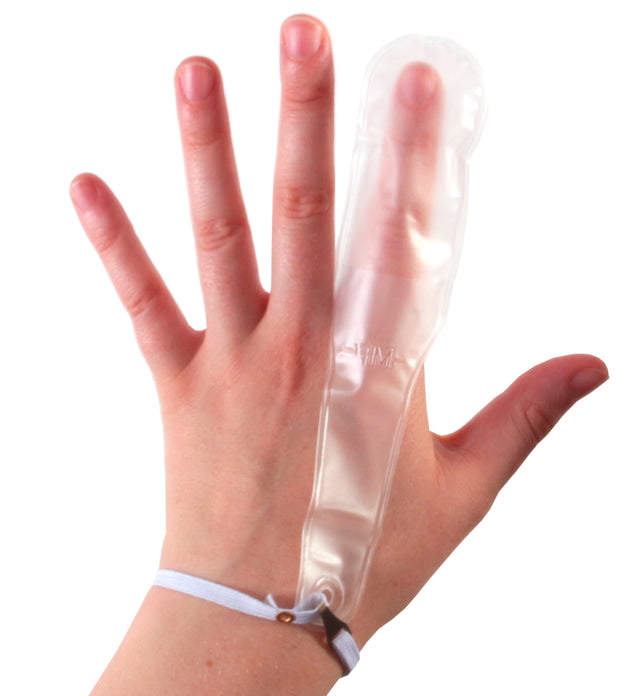Small Elasticated Plastic Finger Stall Dressing Cover
