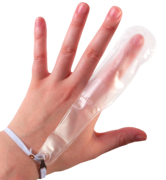 Medium Elasticated Plastic Finger Stall Dressing Cover