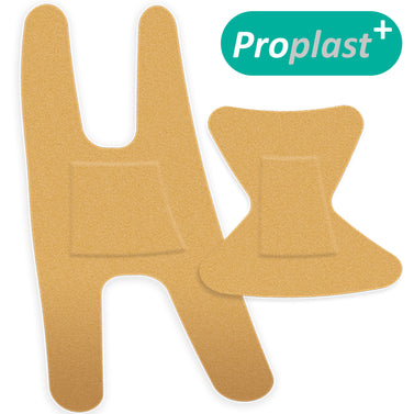 2 Cut-to-Size Latex Free Washproof Plaster Strips 80cm x 6cm