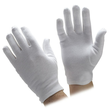 White Cotton Gloves 2 Pair Bisou Beauty
