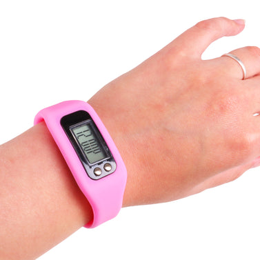 Pink Wrist Activity Tracker Fitstyle